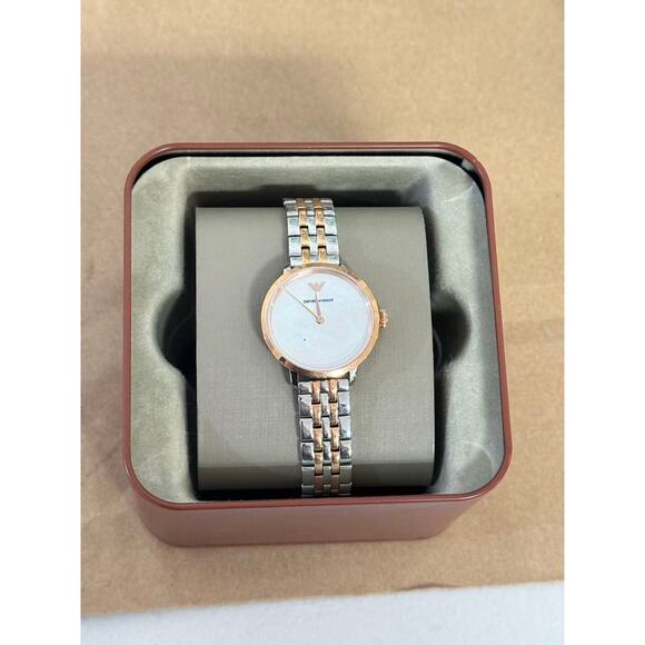 Emporio Armani Modern AR11157 Ladies Watch With White Dial - Picture 1 of 5